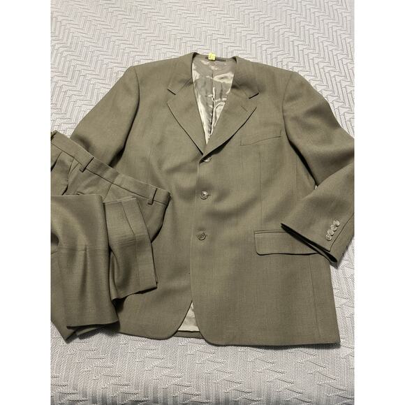 Dunhill dark beige suit size 46R - Picture 1 of 14